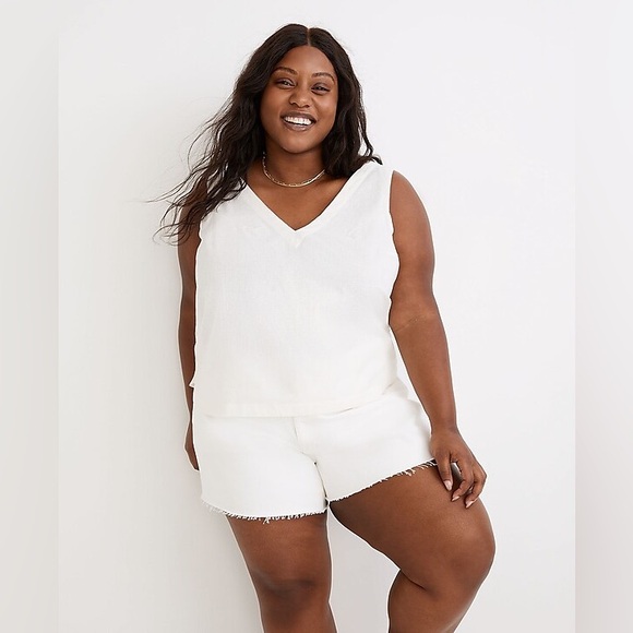 Madewell Tops - Medewell (Re)sponsible V-Neck Button-Back Sleeveless Top